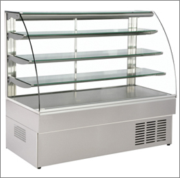 Bend Glass Cold/Normal Display Counter