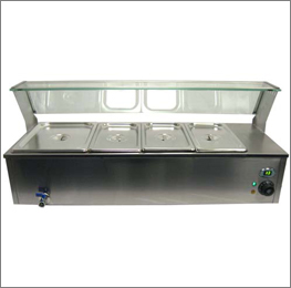 Bain Marie with Sneeze Guard